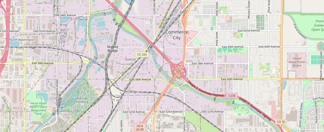 Site basemap, Commerce City, CO